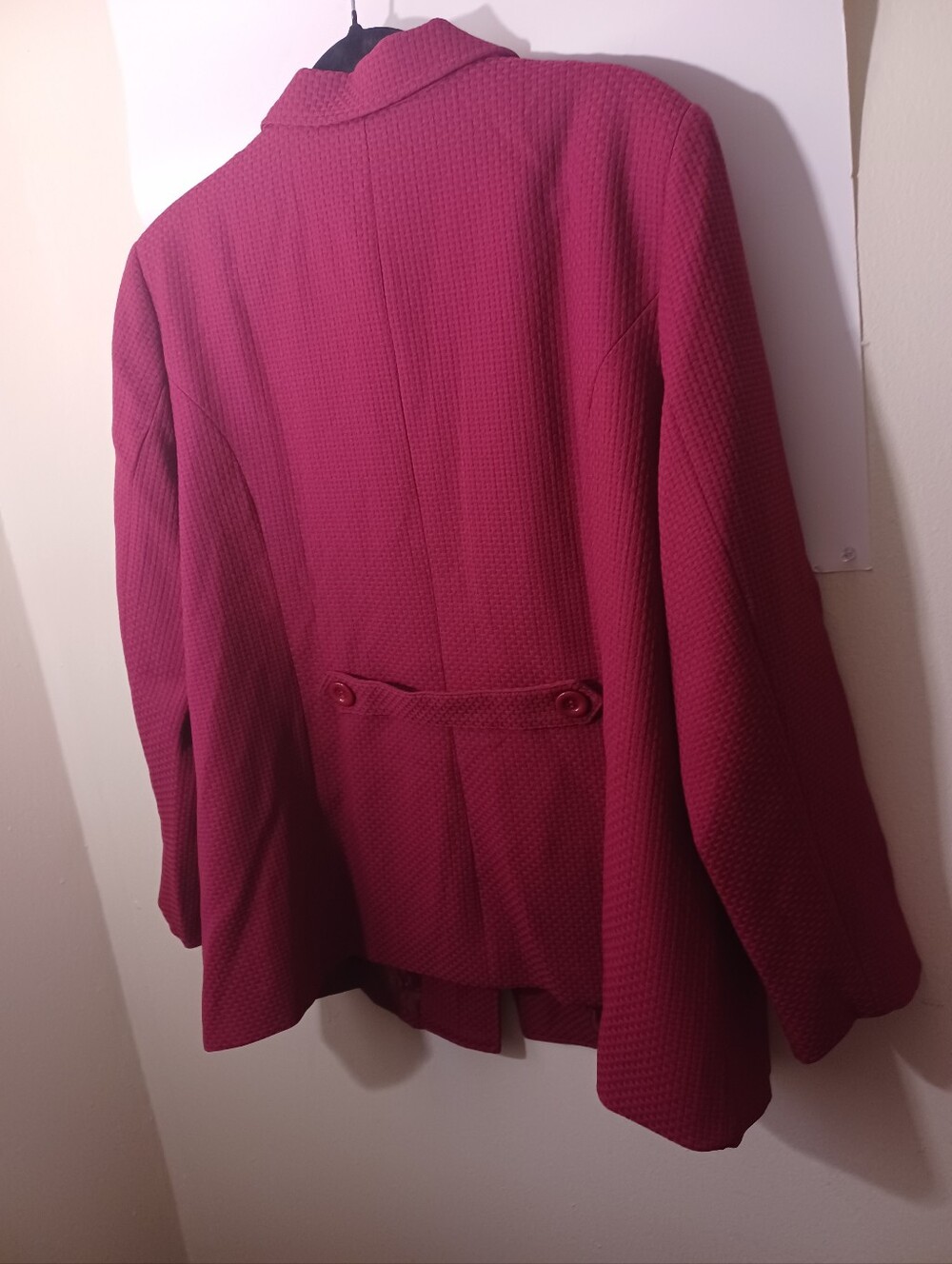 BFA Women's Structured Raspberry Blazer New 3X - Picture 5 of 11